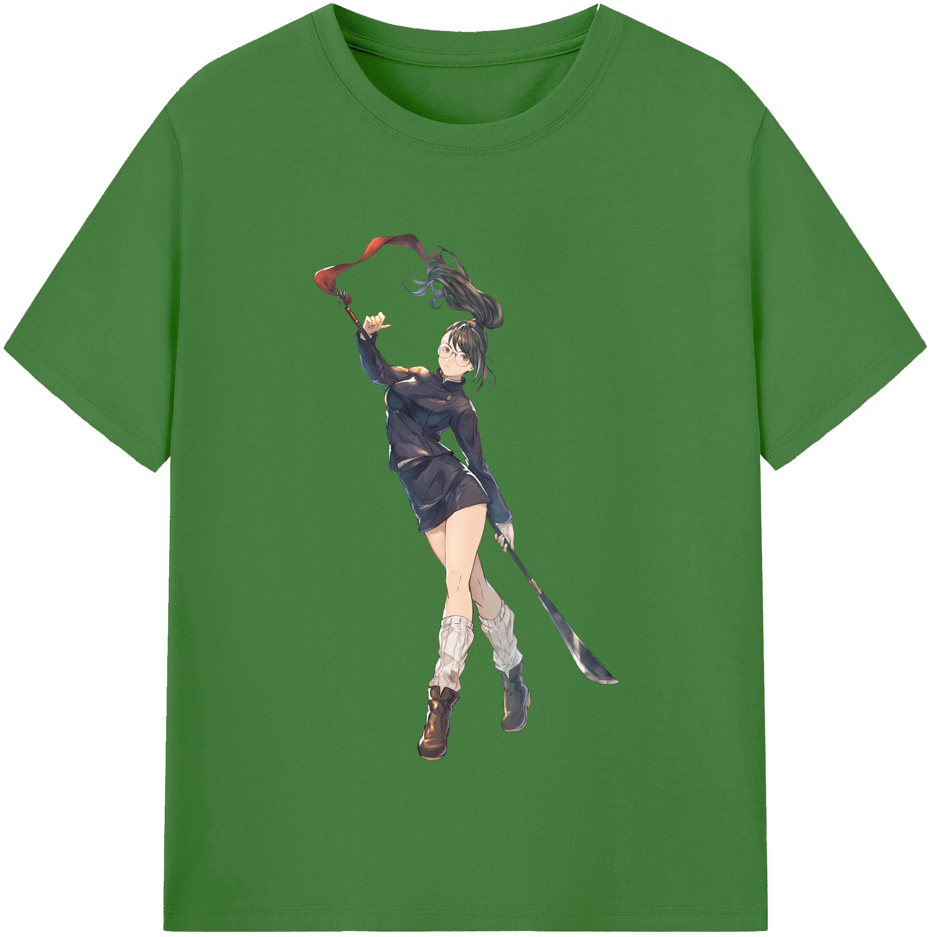 （画像用） 呪術廻戦 Jujutsu Kaisen レディースカジュアルプリントTシャツ（綿100％）